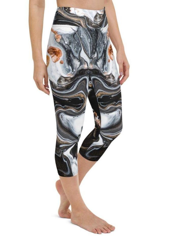 Speck of Gold Yoga Capris