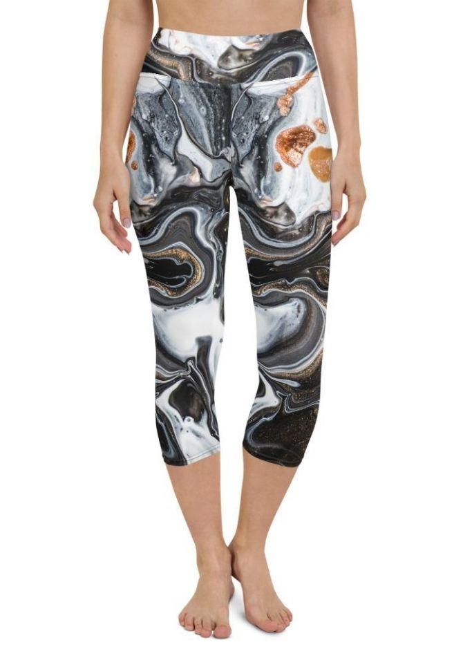 Speck of Gold Yoga Capris