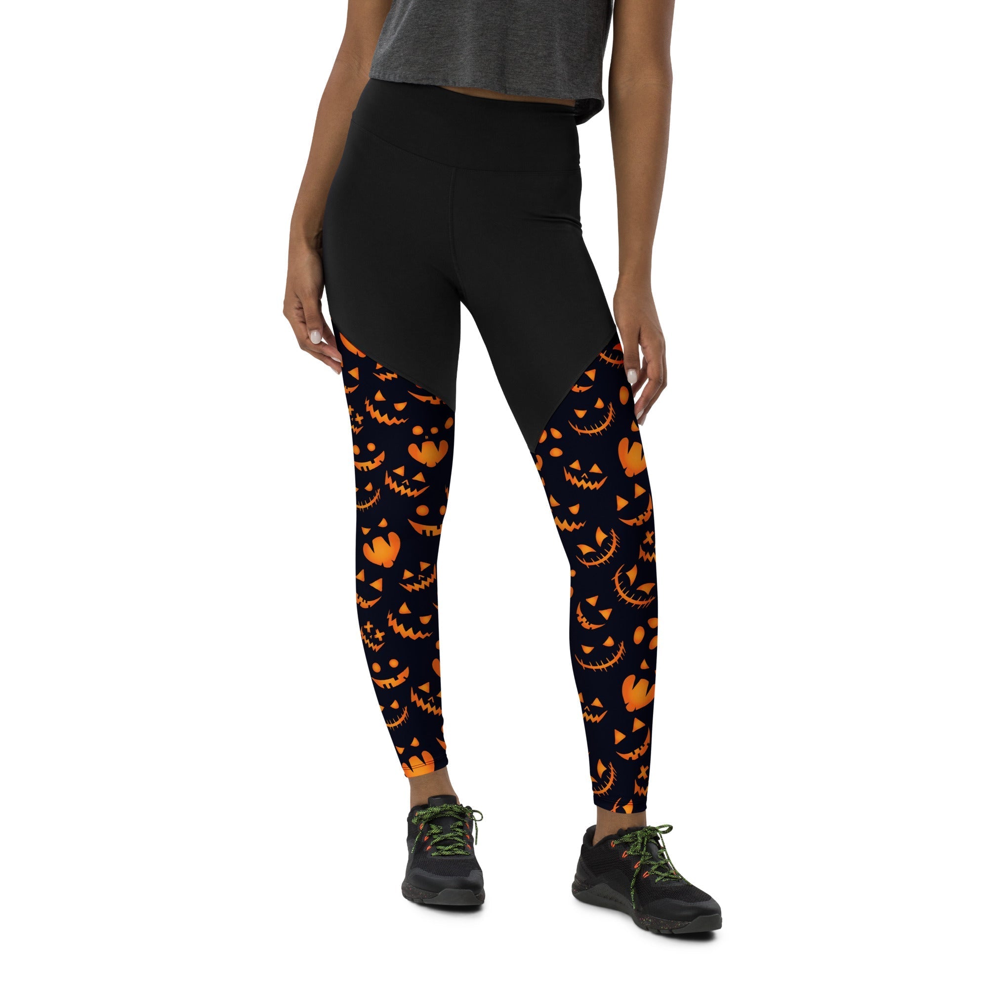 Spooktacular Halloween Compression Leggings: Women's Halloween Outfits  FIERCEPULSE