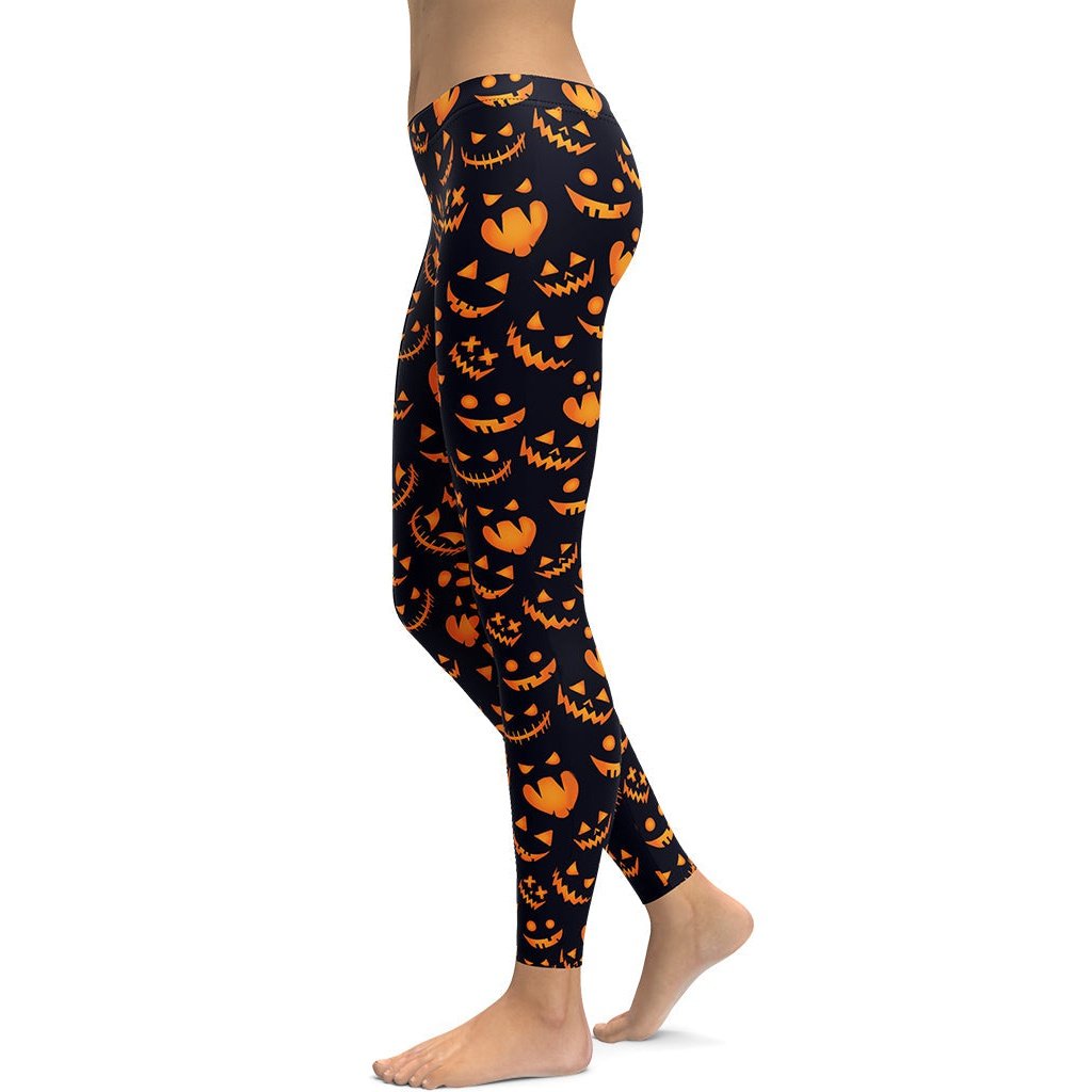 Spooktacular Halloween Leggings: Women's Halloween Outfits