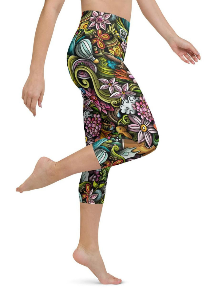 Springtime Yoga Capris