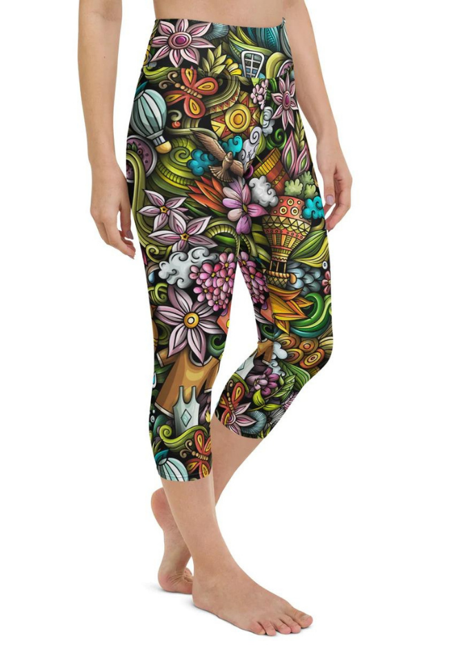 Springtime Yoga Capris