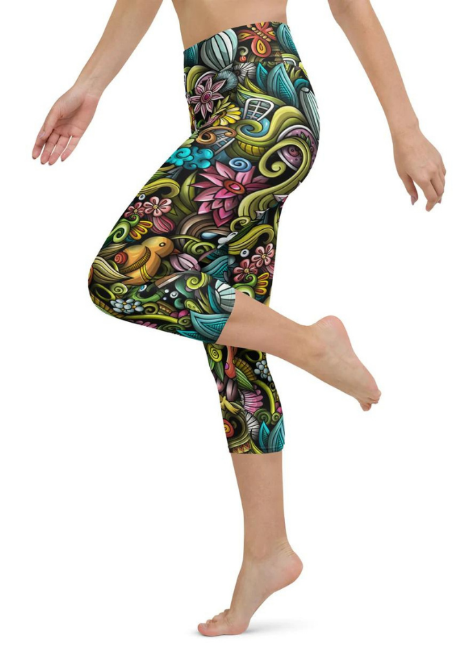 Springtime Yoga Capris