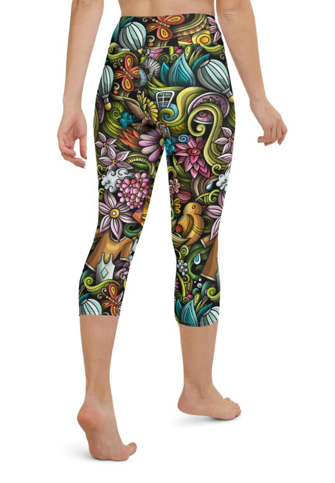 Springtime Yoga Capris