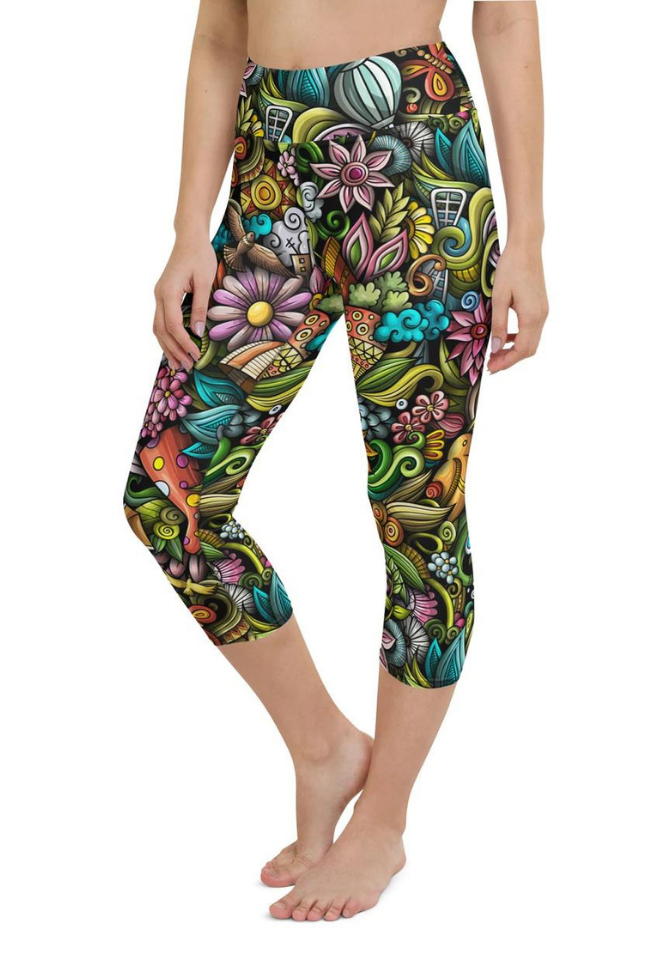 Springtime Yoga Capris