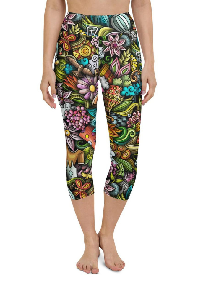 Springtime Yoga Capris