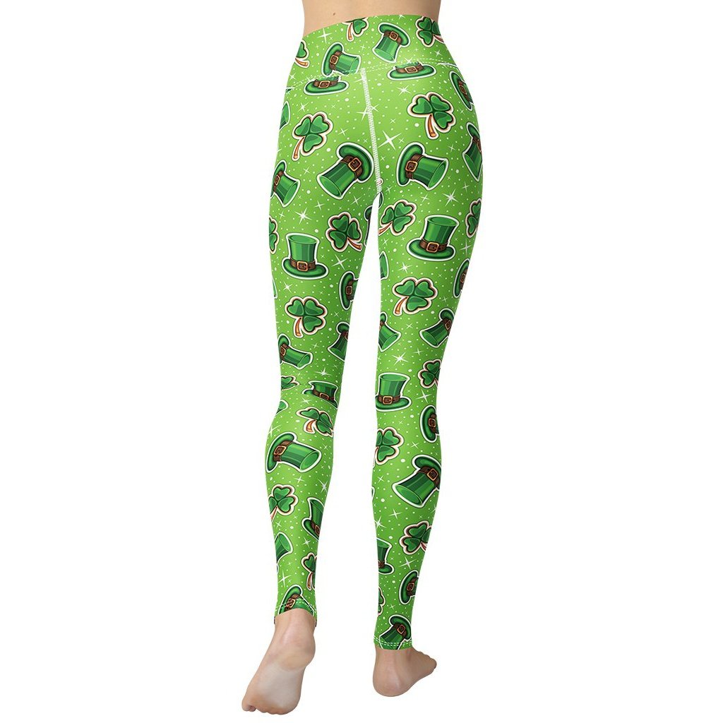 St. Patrick’s Day Pattern Yoga Leggings