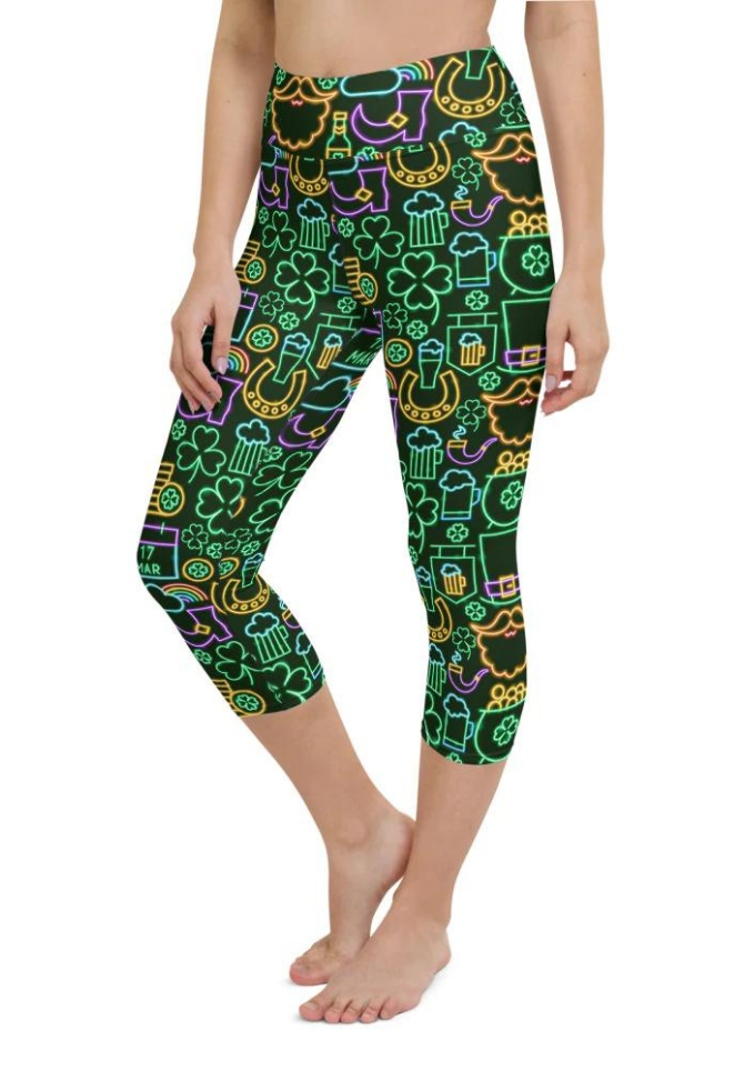 St. Patrick's Celebration Yoga Capris