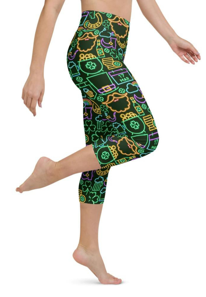 St. Patrick's Celebration Yoga Capris