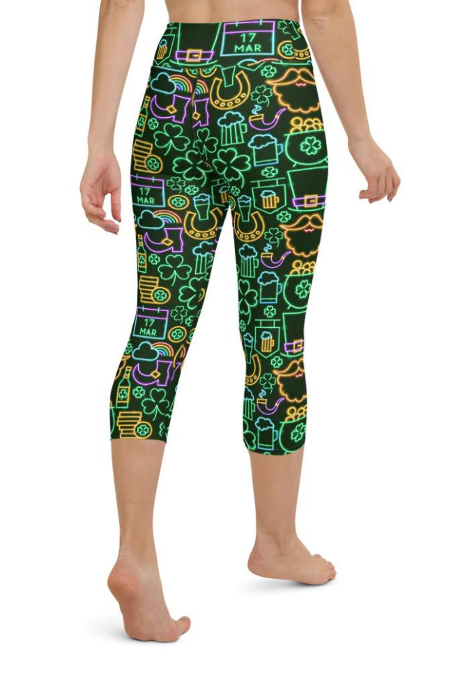 St. Patrick's Celebration Yoga Capris