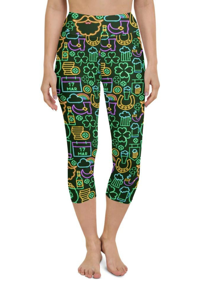 St. Patrick's Celebration Yoga Capris