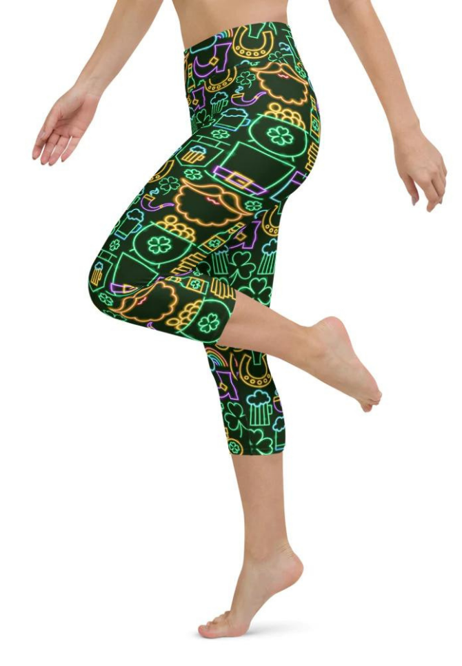 St. Patrick's Celebration Yoga Capris