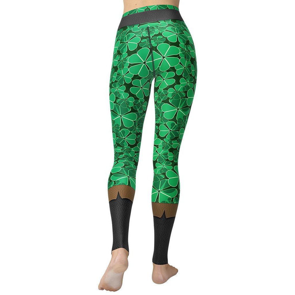 St. Patrick's Outfit Yoga Leggings - FiercePulse - Premium Workout Leggings - Yoga Pants