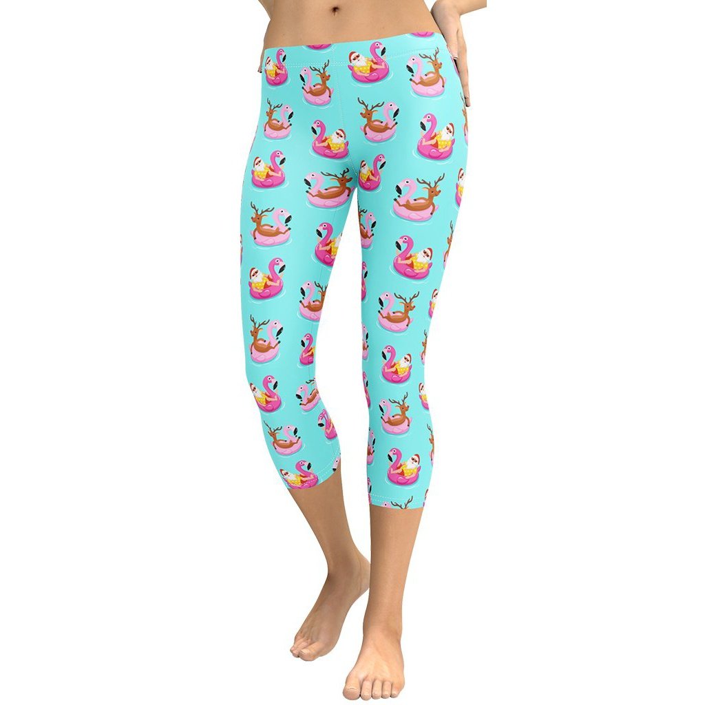 Summer Vibe Christmas Capris