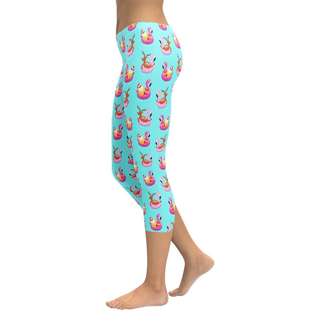 Summer Vibe Christmas Capris