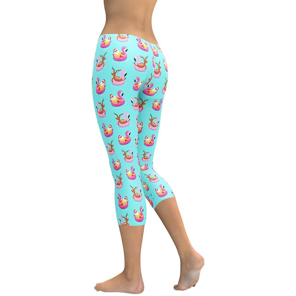 Summer Vibe Christmas Capris