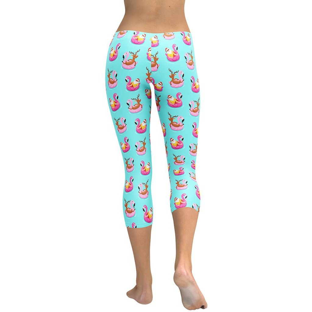 Summer Vibe Christmas Capris