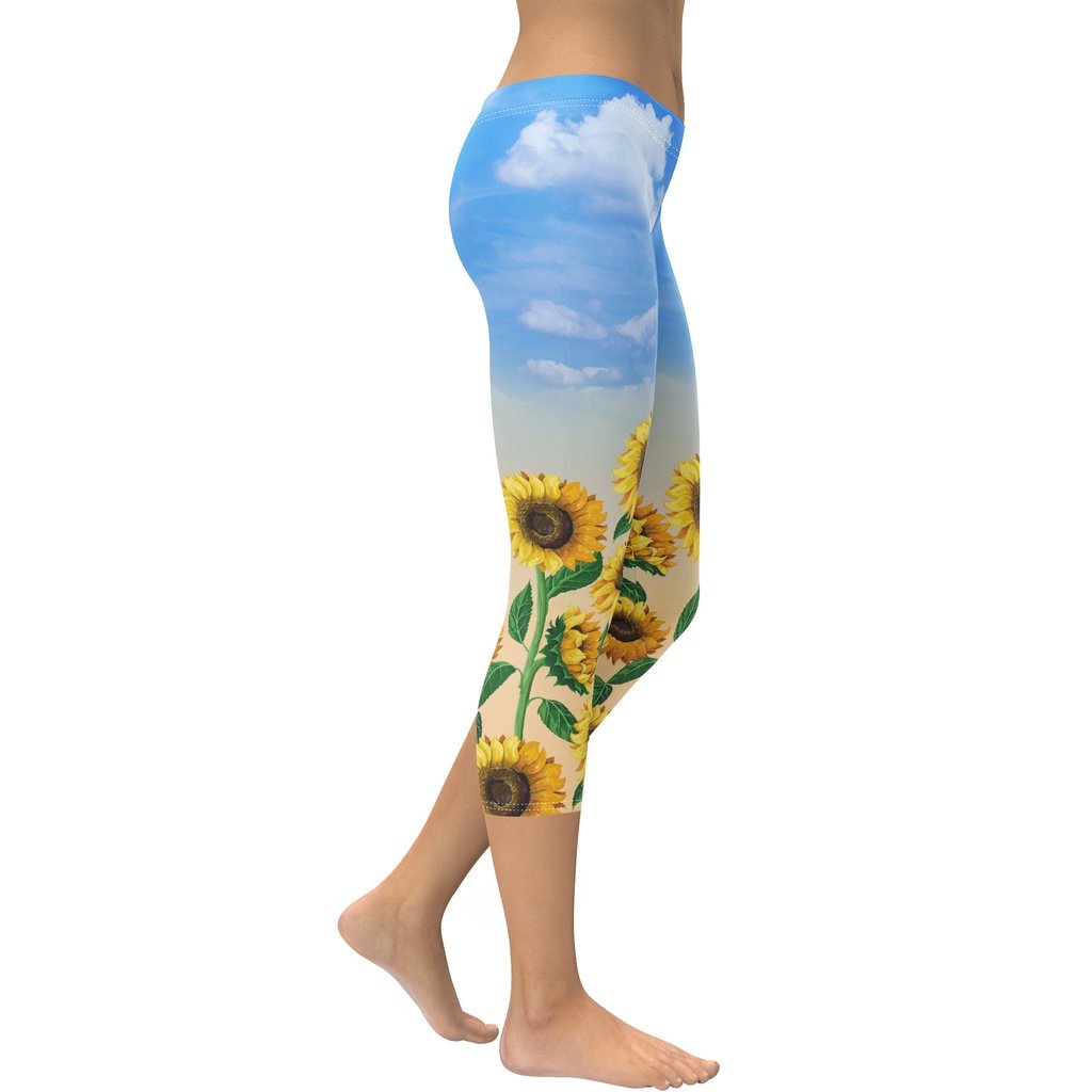 Sunflower Fields Capris