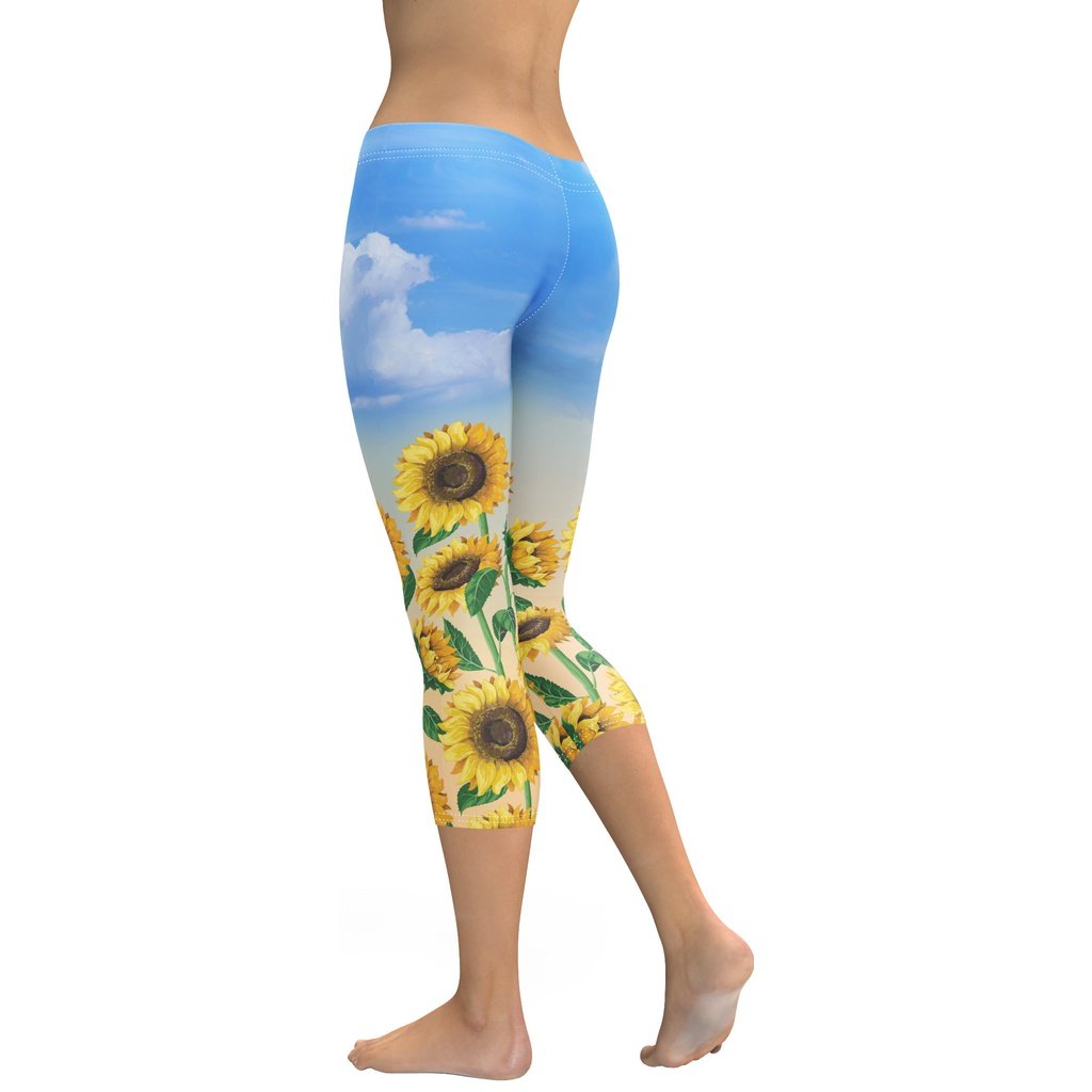 Sunflower Fields Capris