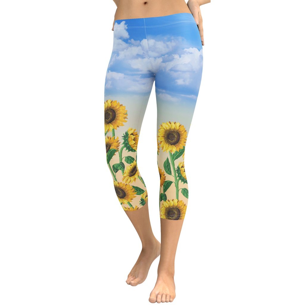Sunflower Fields Capris