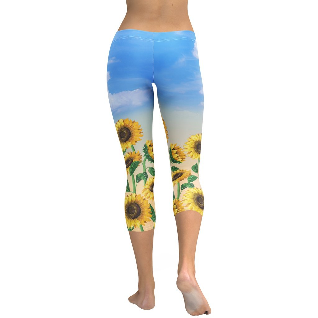 Sunflower Fields Capris