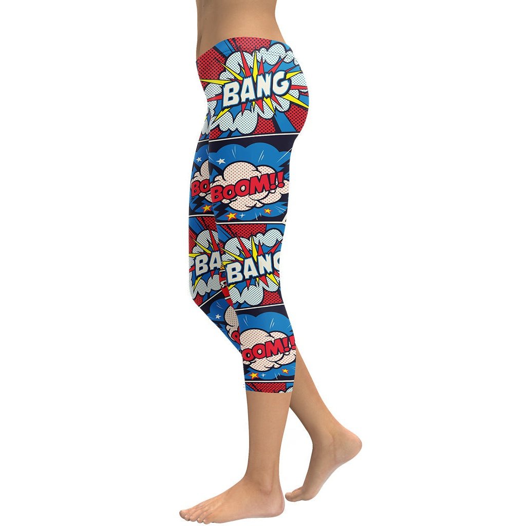 Superhero Comics Capris