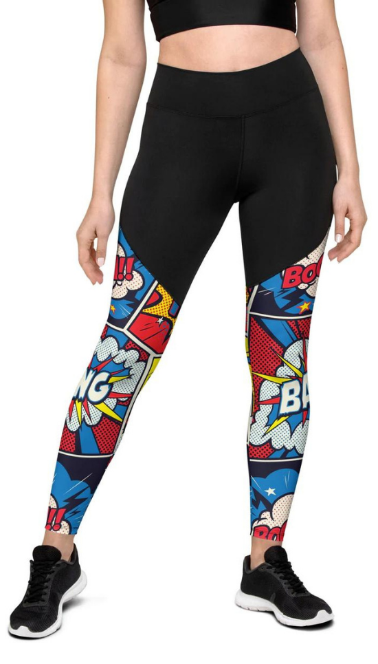 Superhero compression leggings discount