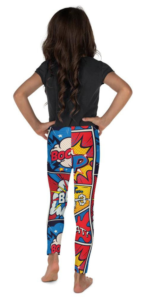 Superhero Comics Kid's Leggings