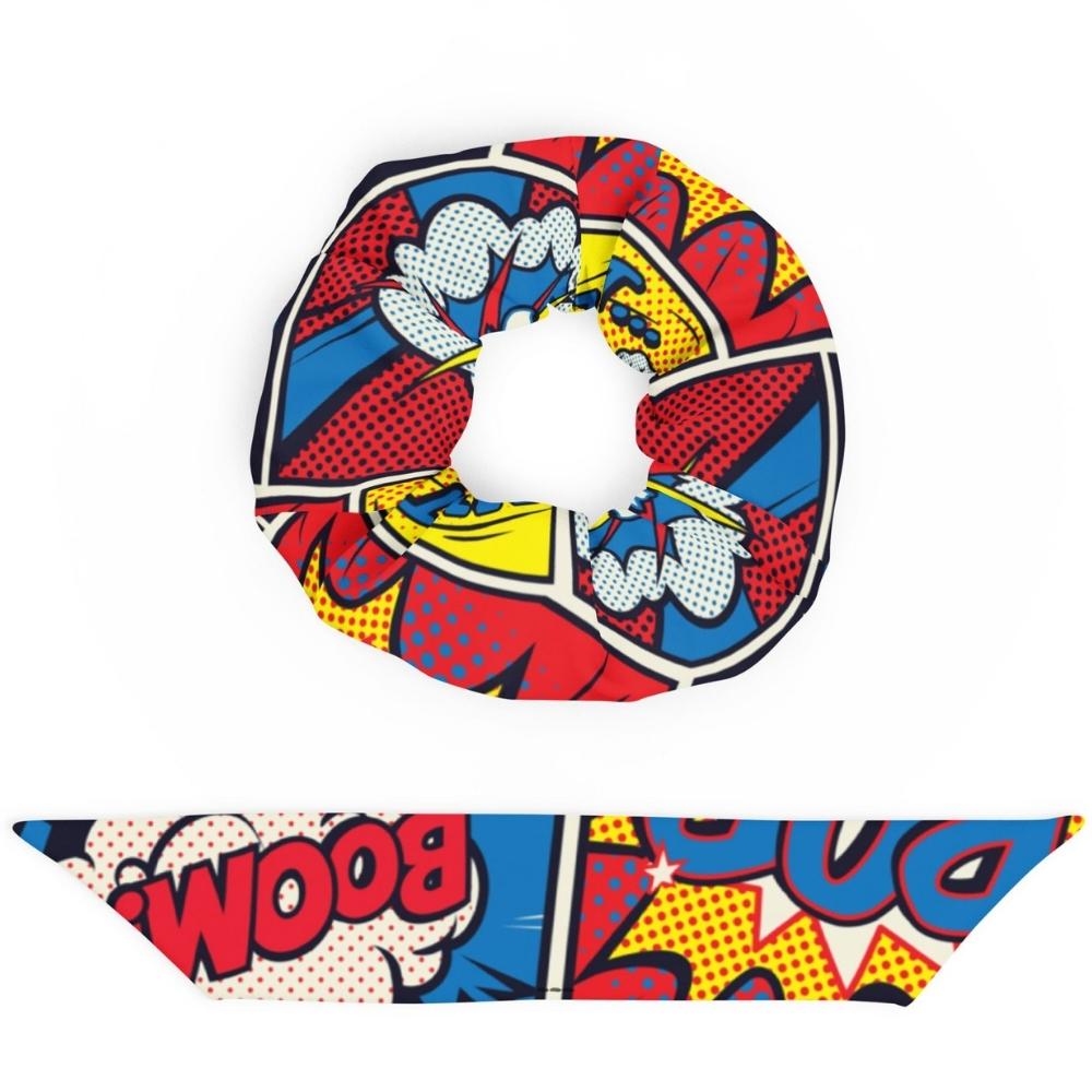 Superhero Comics Scrunchie