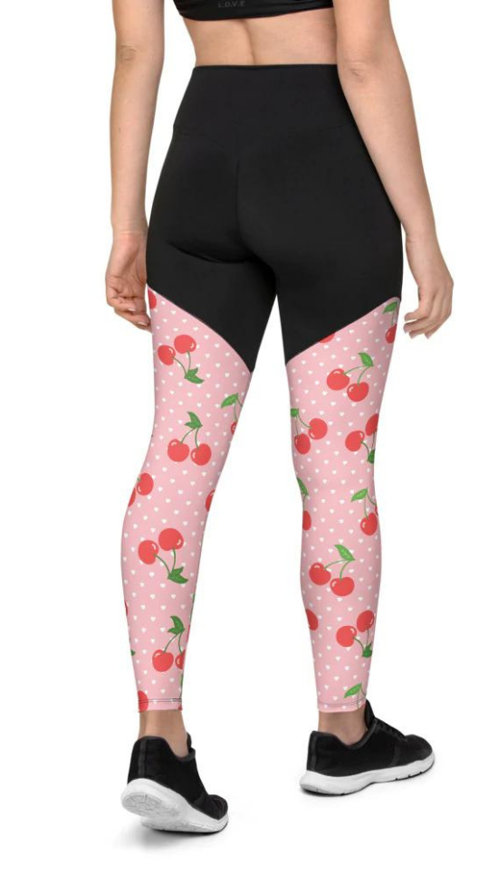 Sweet Cherry Compression Leggings