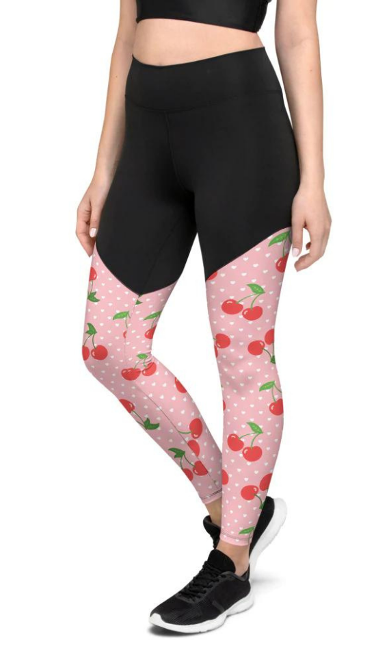 Sweet Cherry Compression Leggings