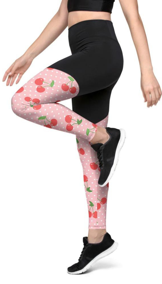 Sweet Cherry Compression Leggings