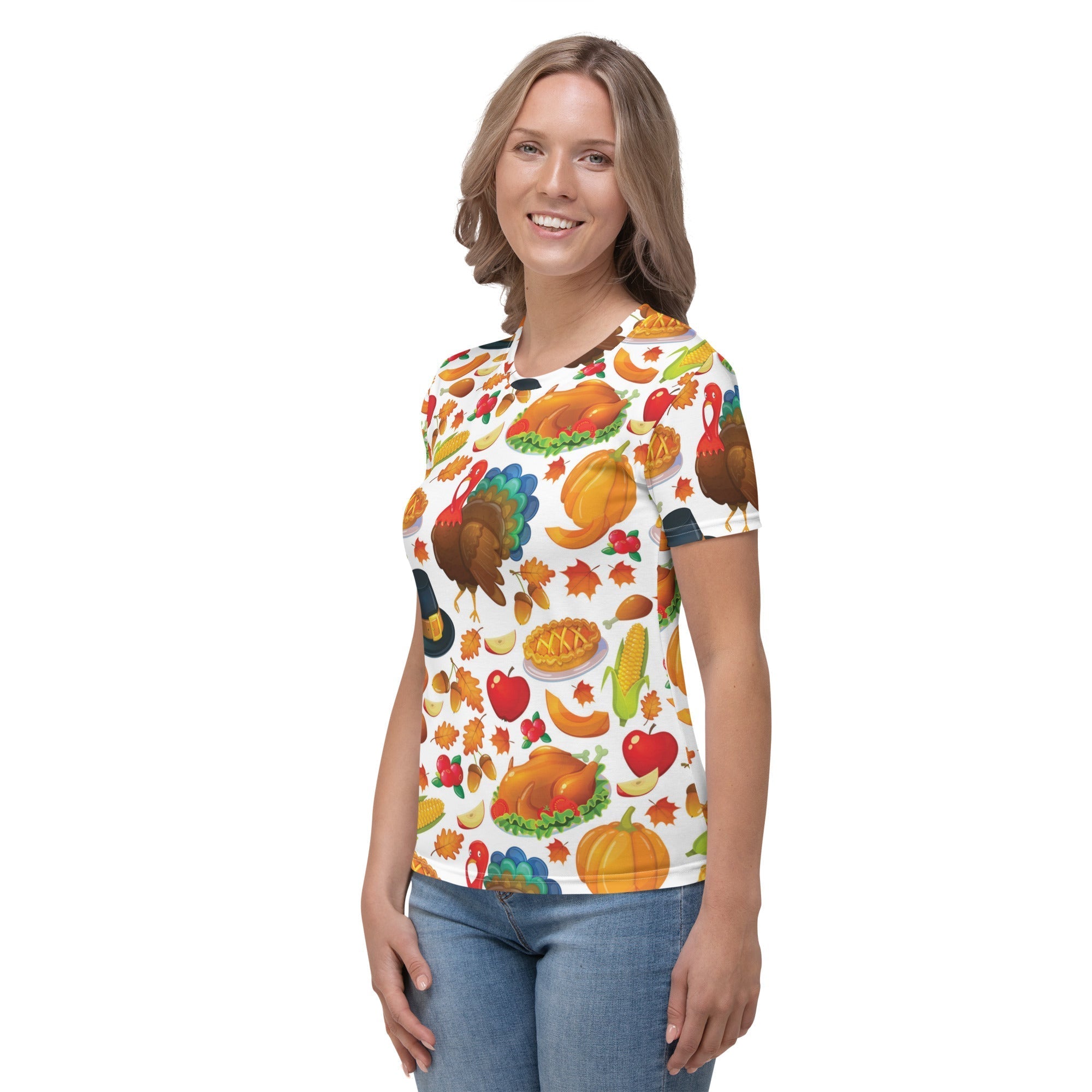 Thanksgiving Pattern T-shirt