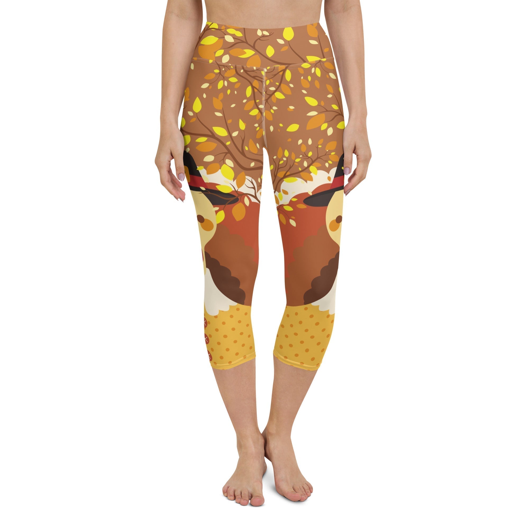 Thanksgiving Yoga Capris