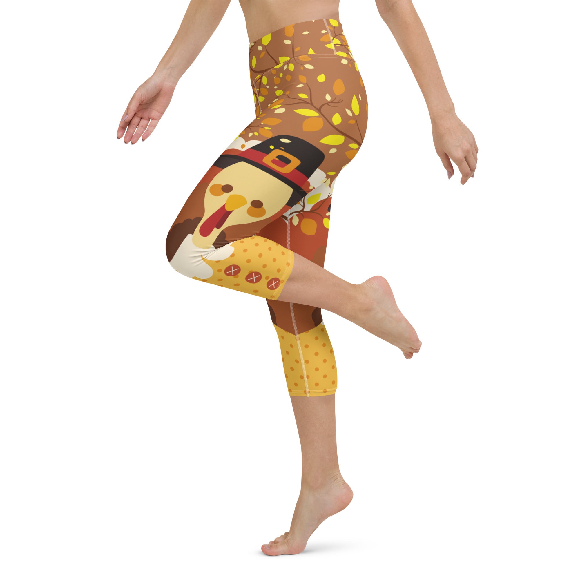 Thanksgiving Yoga Capris