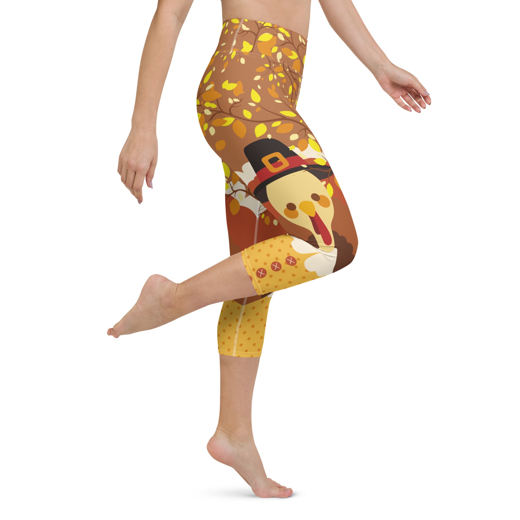 Thanksgiving Yoga Capris