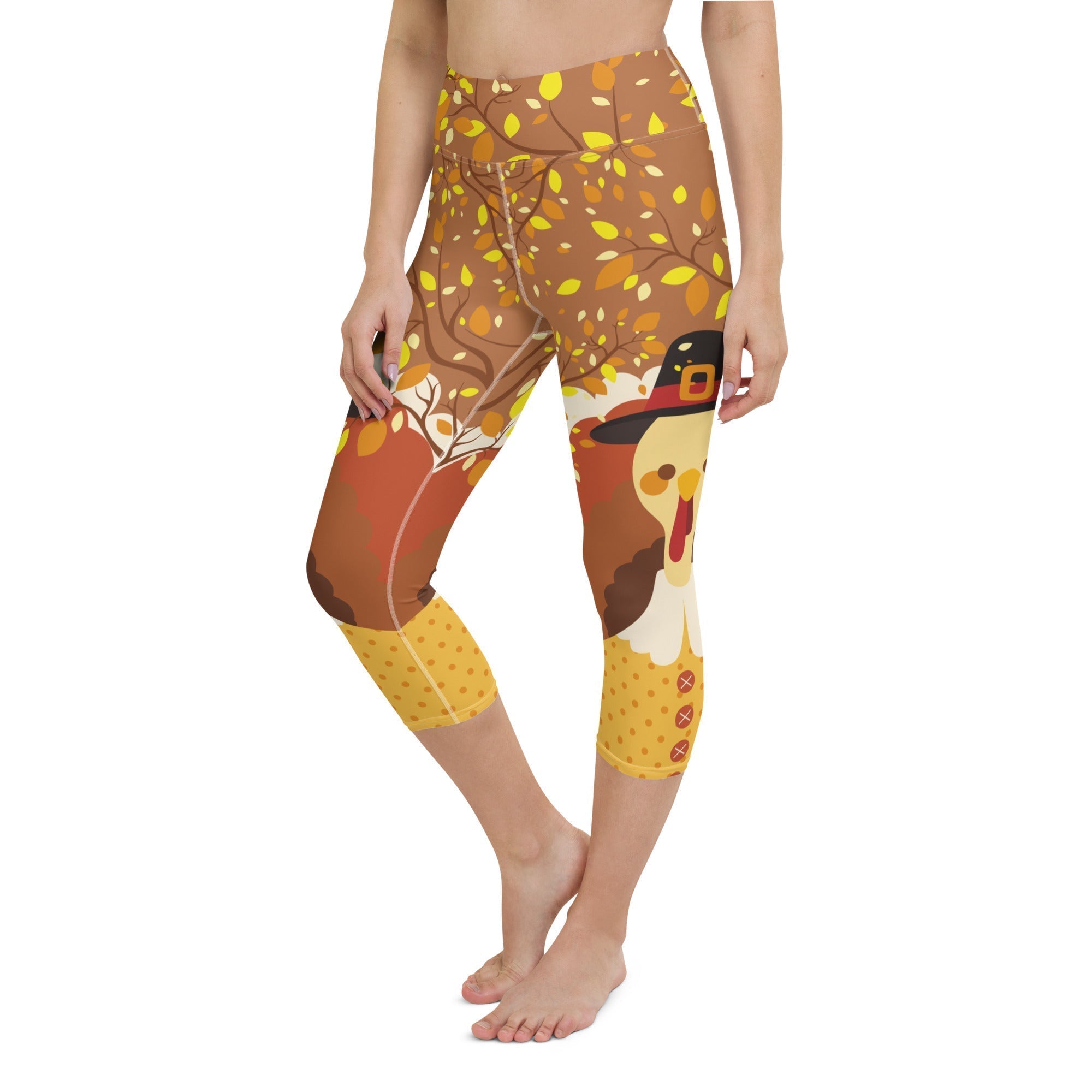 Thanksgiving Yoga Capris