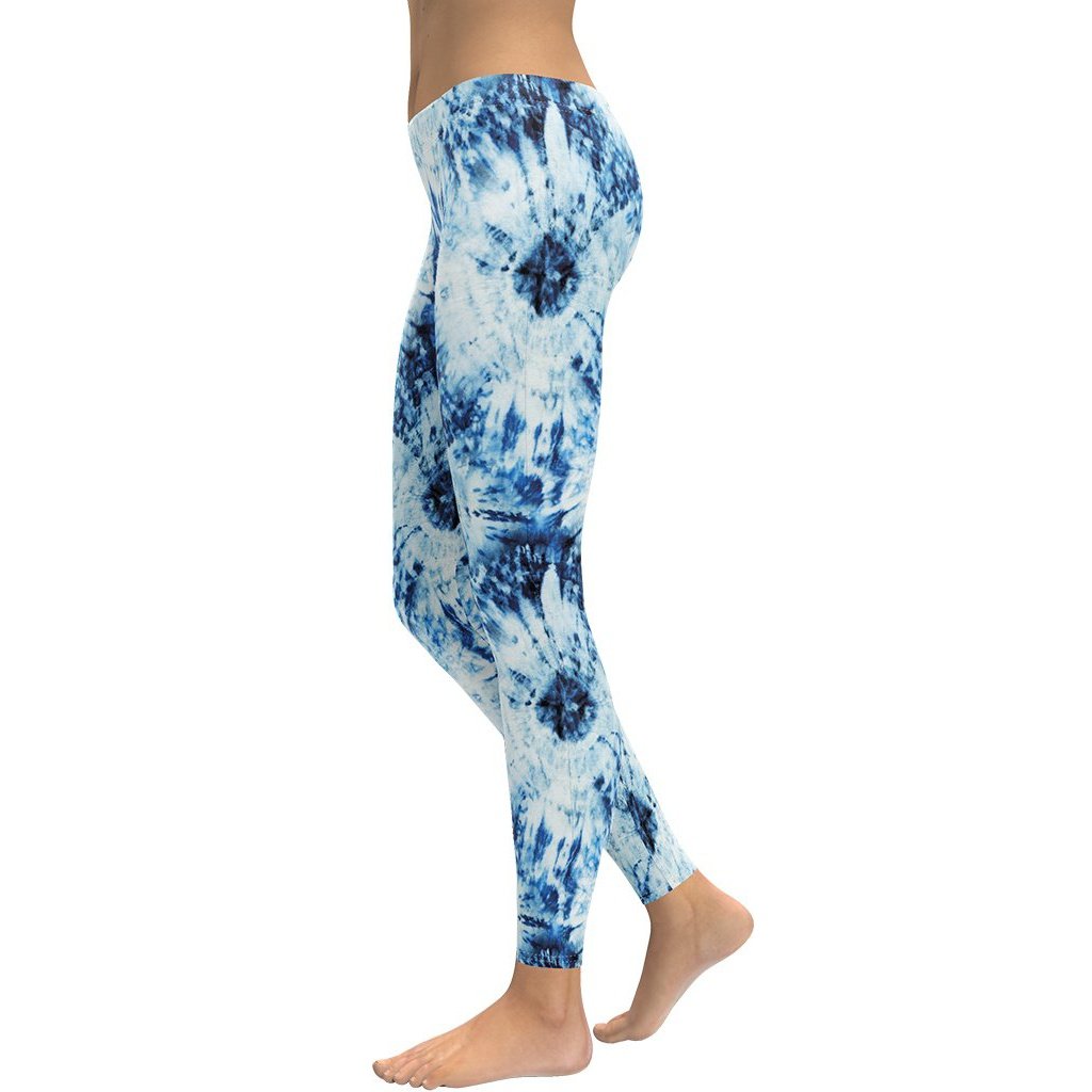 Tie Dye Indigo Leggings