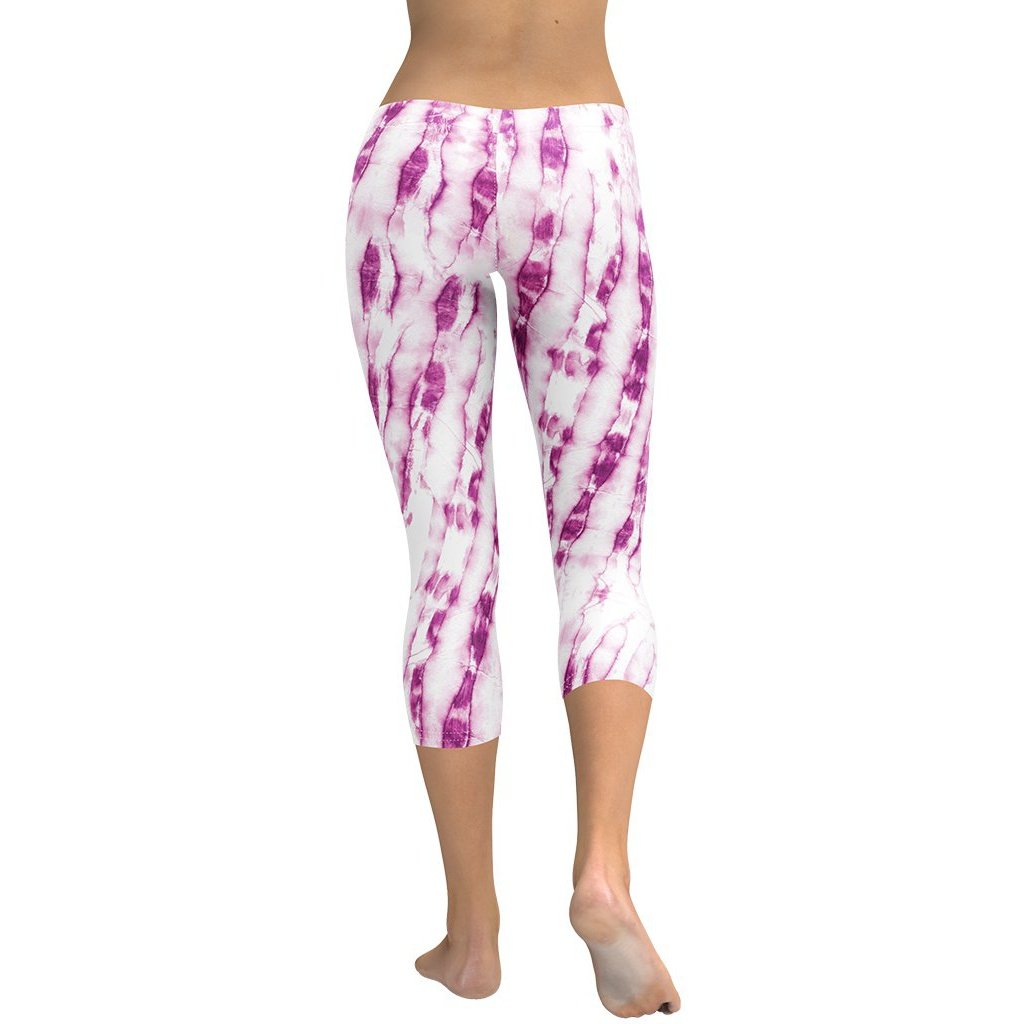 Tie Dye Pinkish Capris