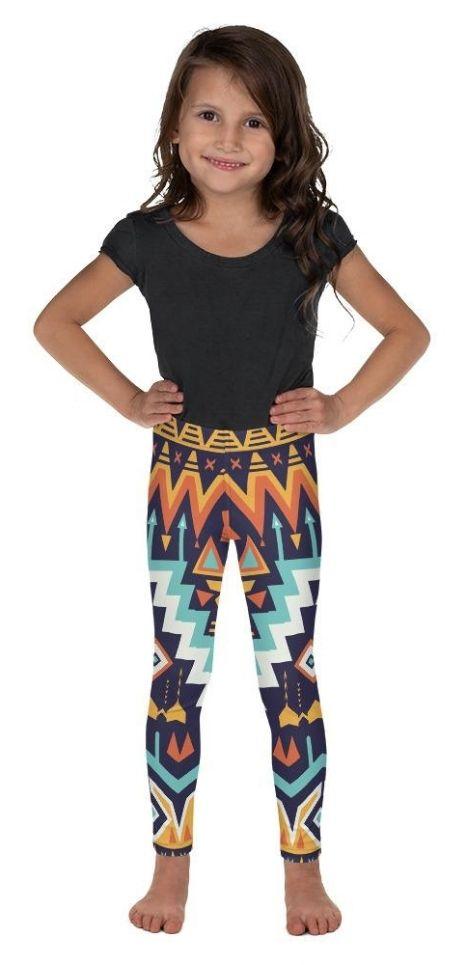 Tribal Print Kid's Leggings