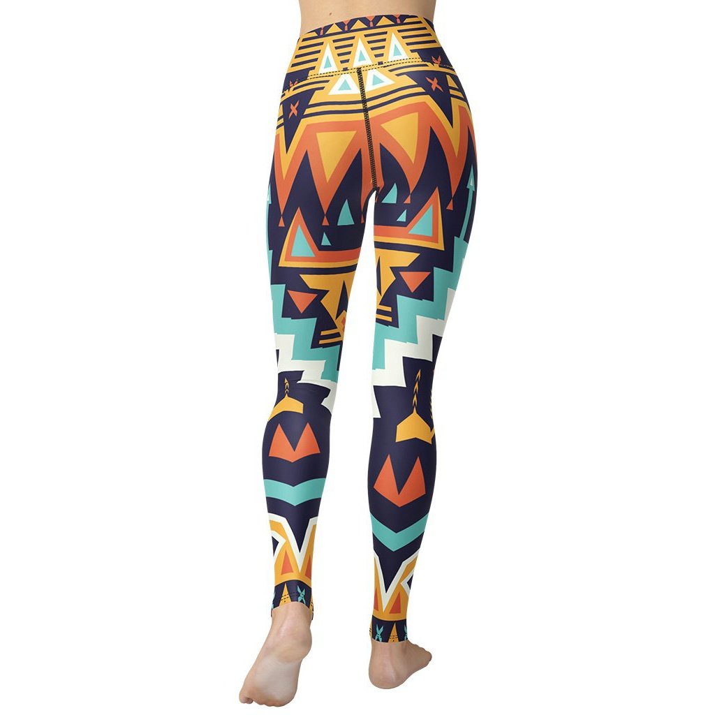 Tribal Print Yoga Leggings