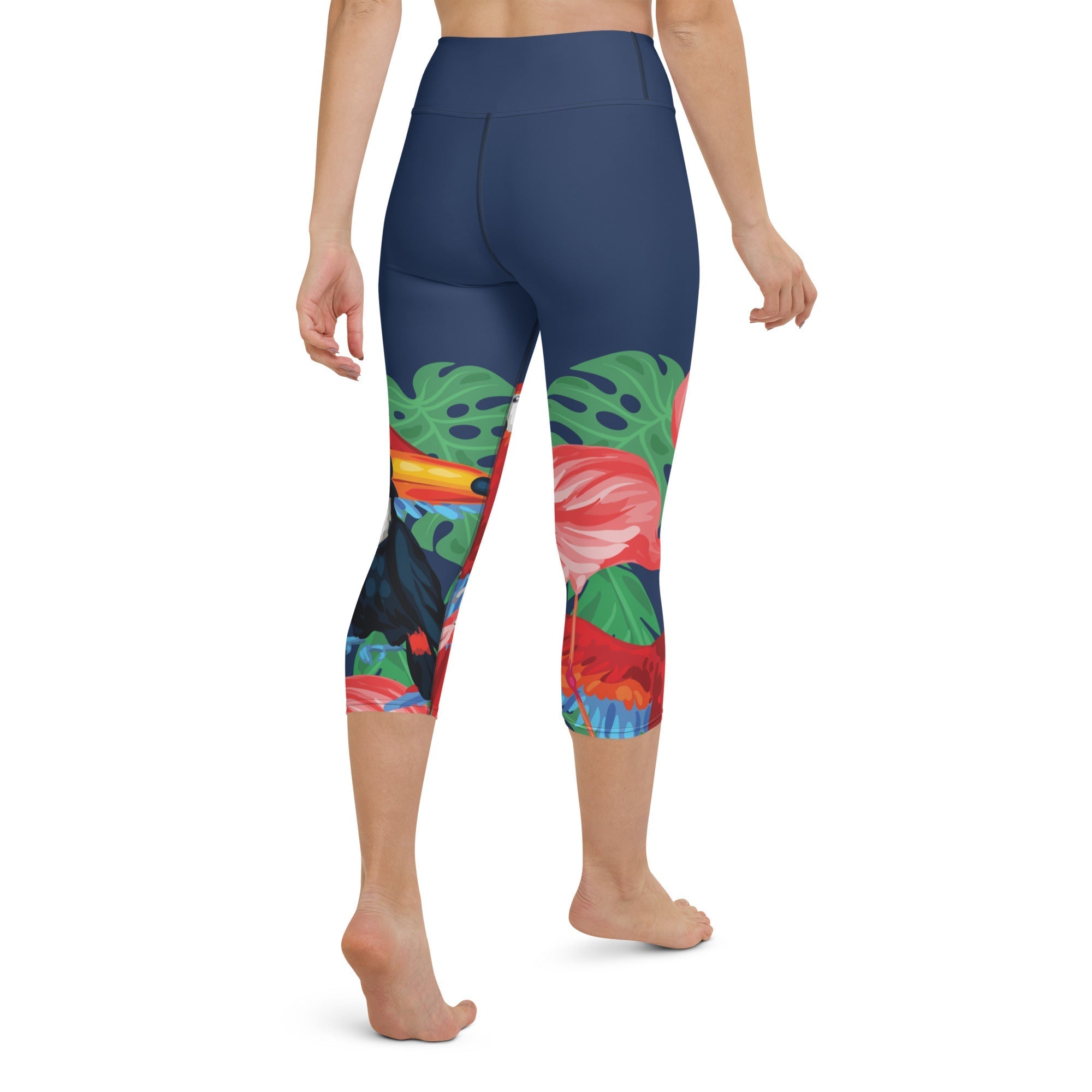 Tropical Birds Yoga Capris