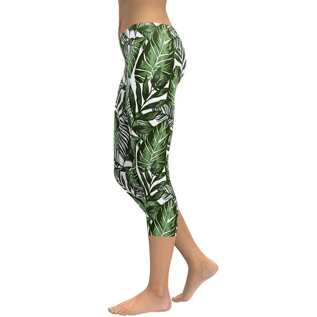 Tropical Green Capris