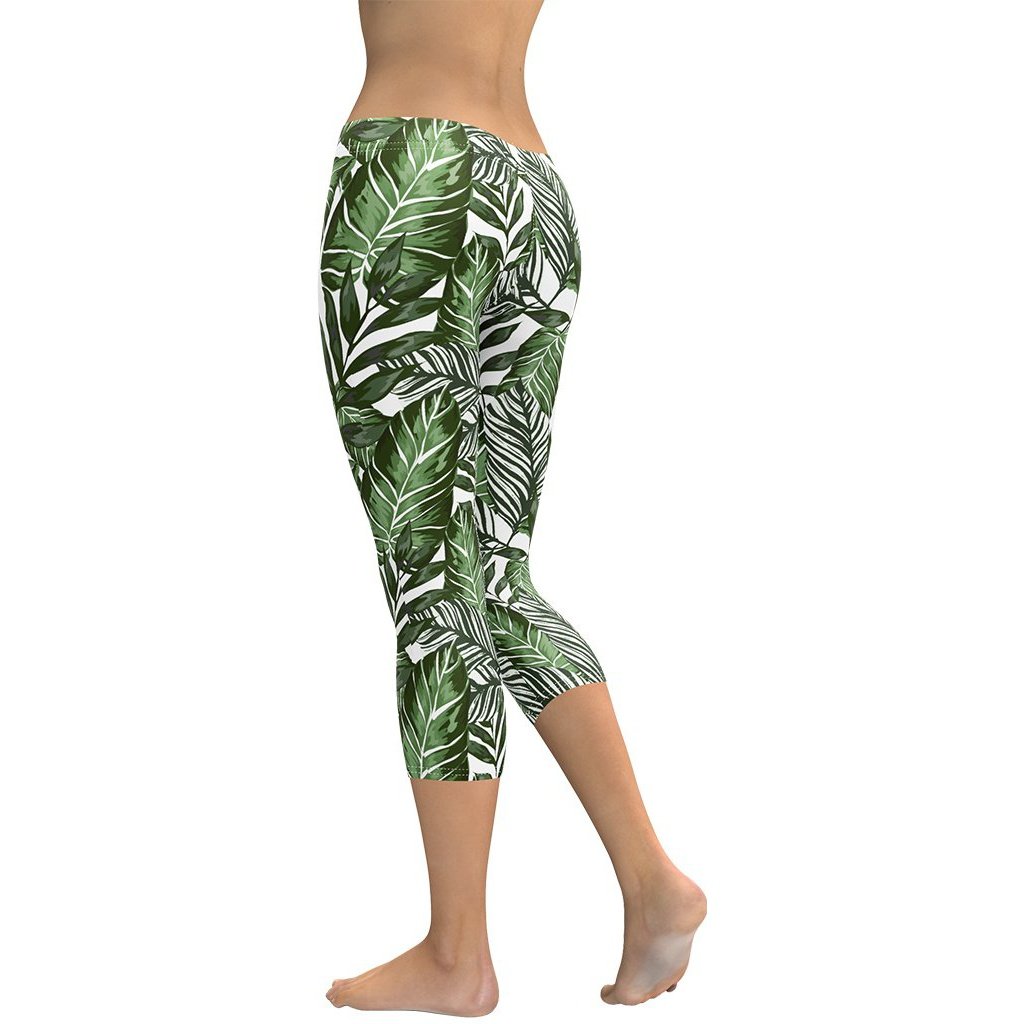 Tropical Green Capris