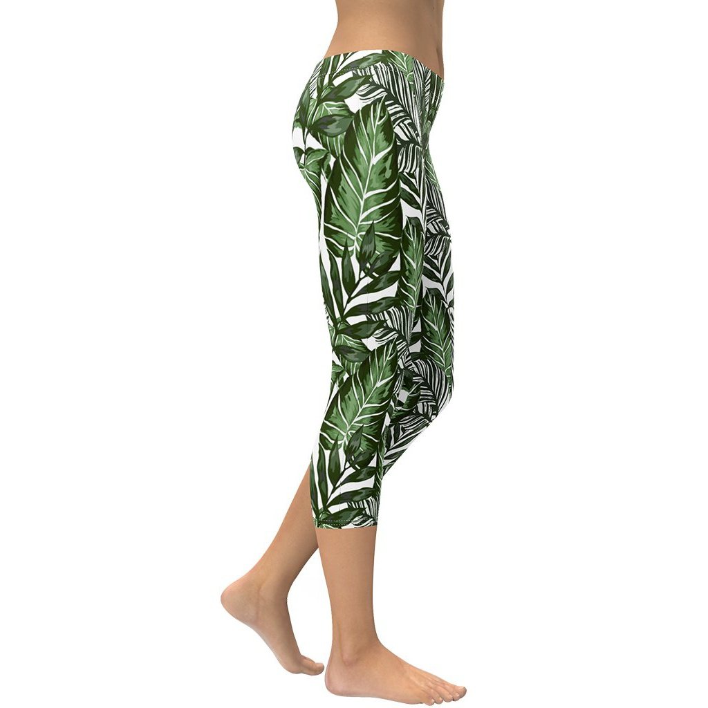 Tropical Green Capris