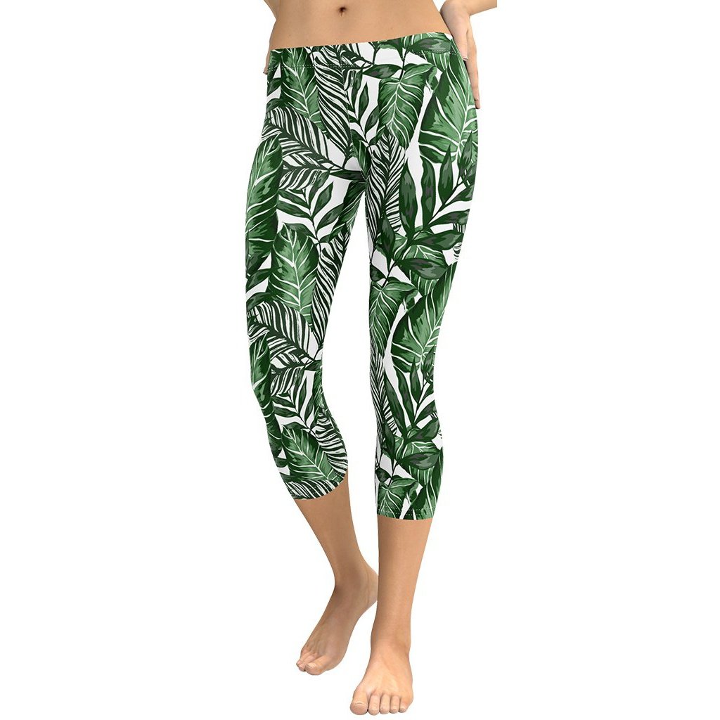 Tropical Green Capris