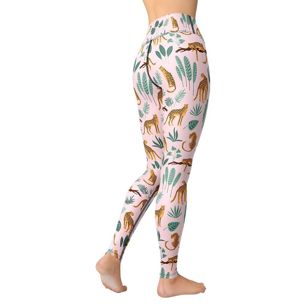 Tropical Tiger Yoga Leggings