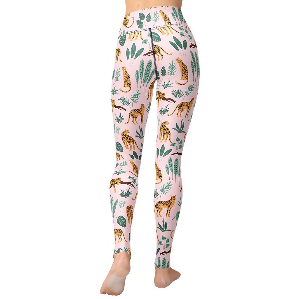 Tropical Tiger Yoga Leggings