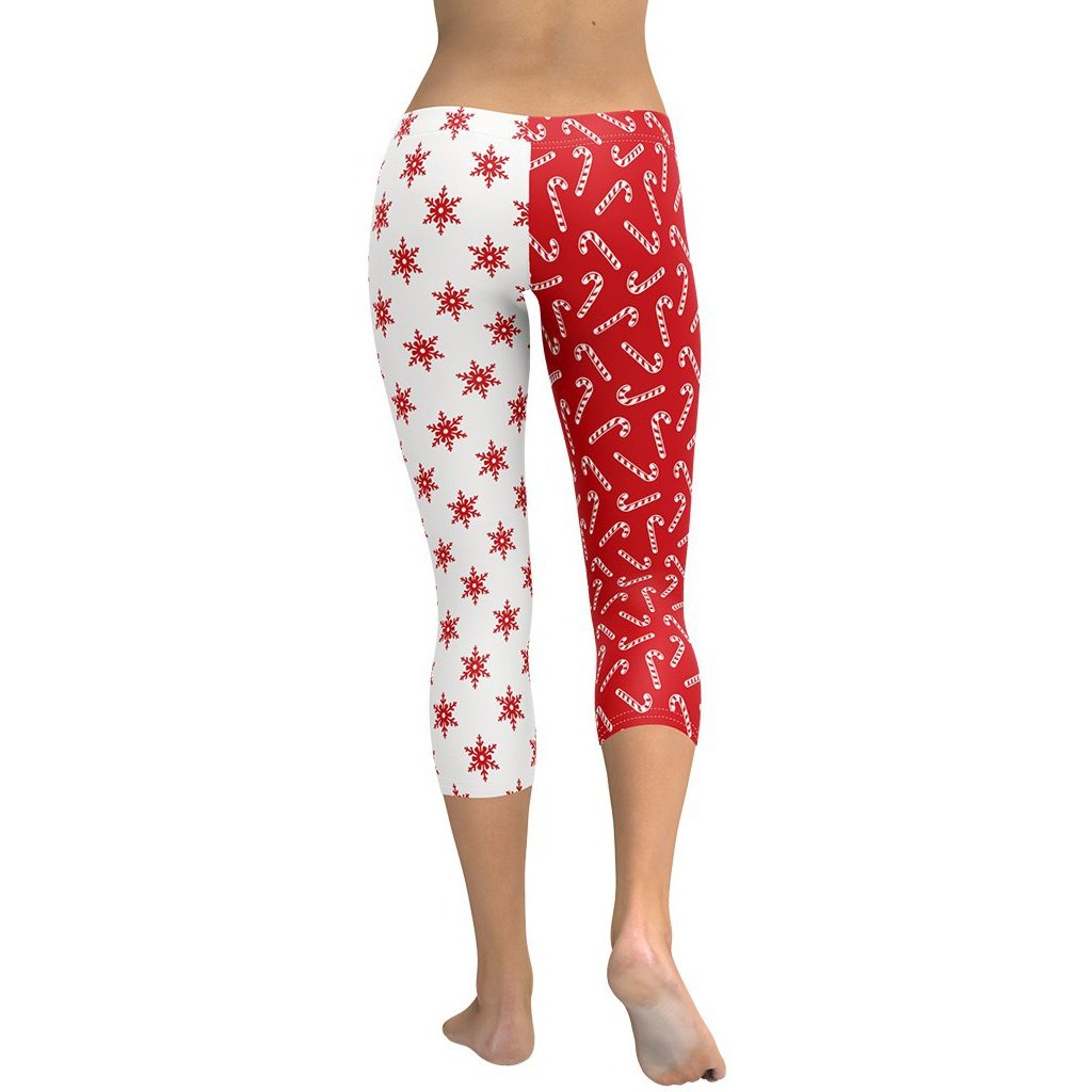 Two Patterned Christmas Capris