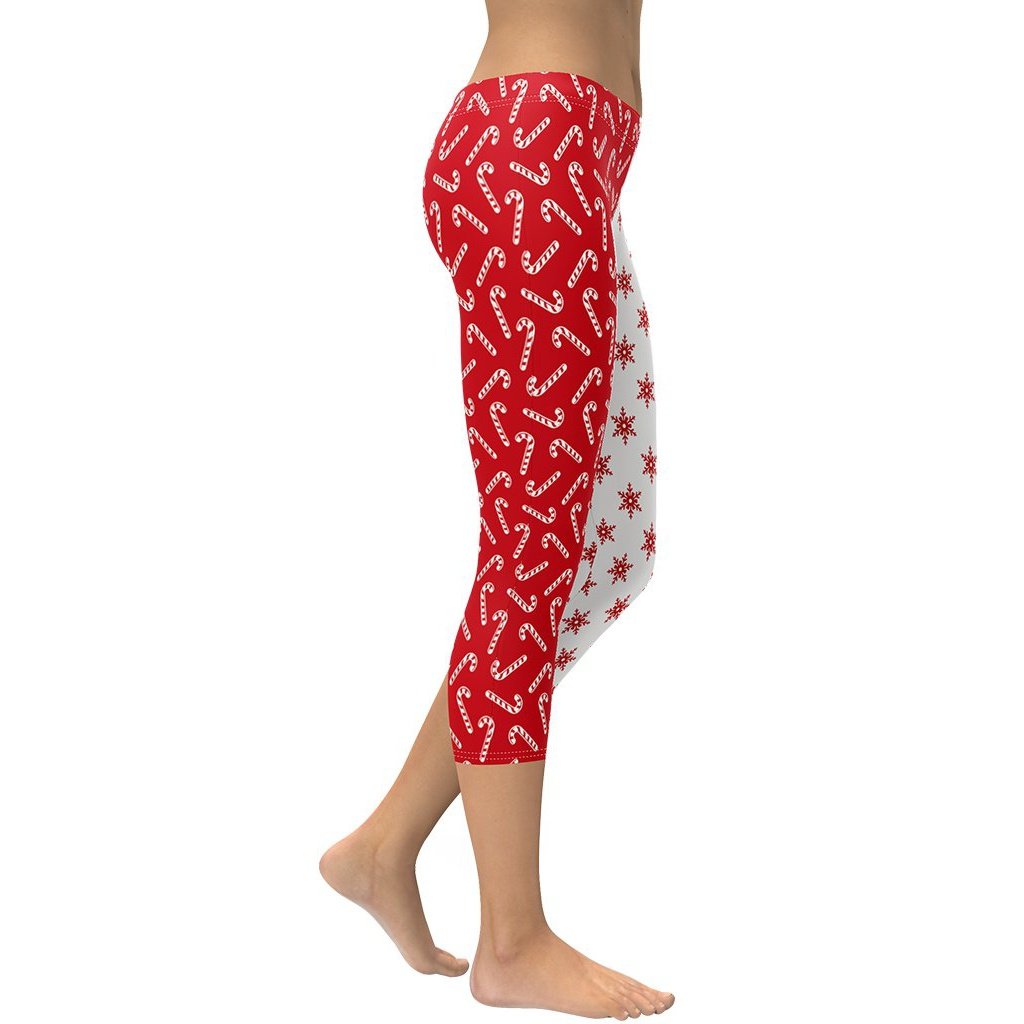 Two Patterned Christmas Capris